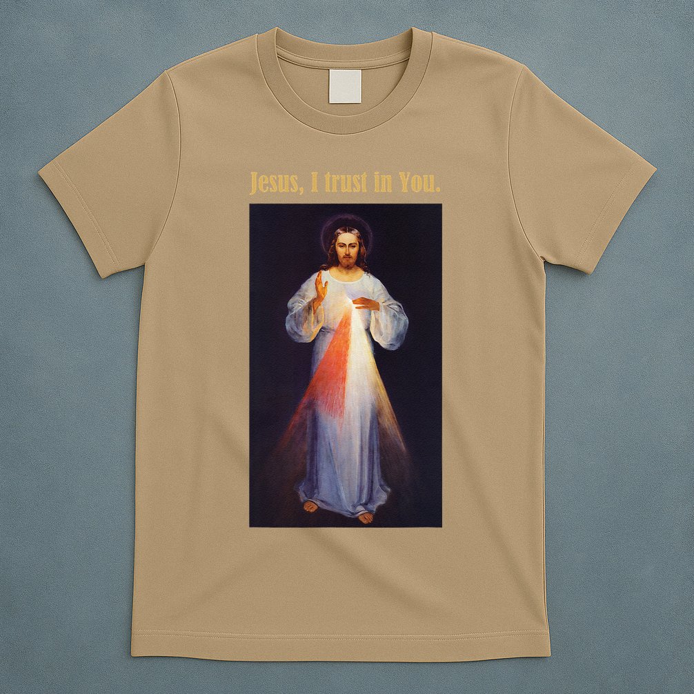 Jesus I Trust In You Divine Mercy T-Shirt