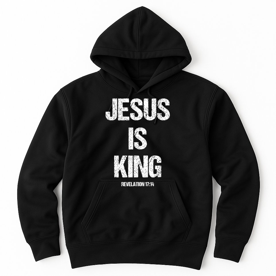 Jesus Is The King Motivational Christian Catholic Easter Hoodie
