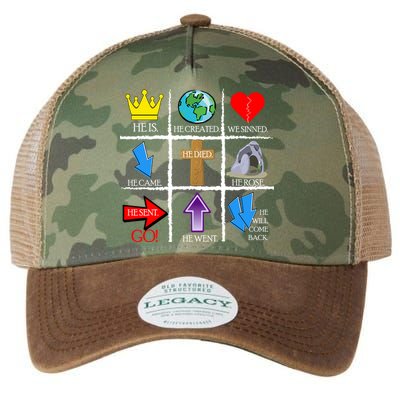 Jesus Is The Way Christian Signs Legacy Tie Dye Trucker Hat
