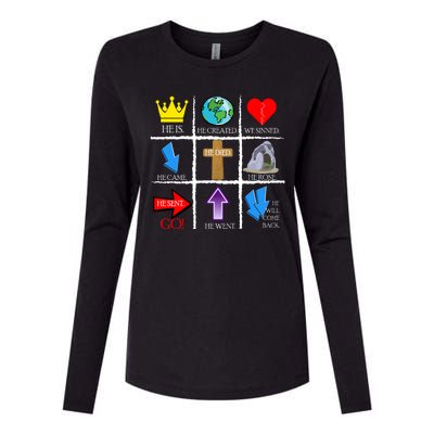 Jesus Is The Way Christian Signs Womens Cotton Relaxed Long Sleeve T-Shirt