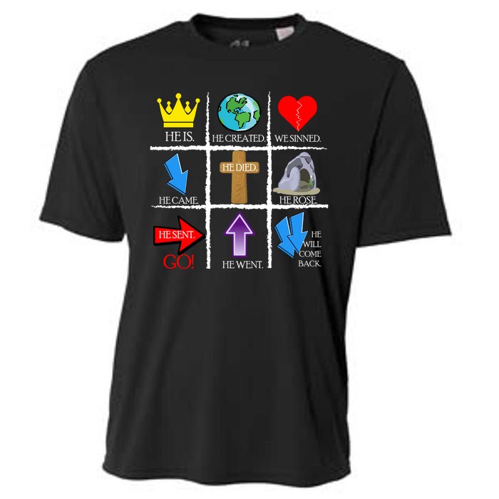 Jesus Is The Way Christian Signs Cooling Performance Crew T-Shirt