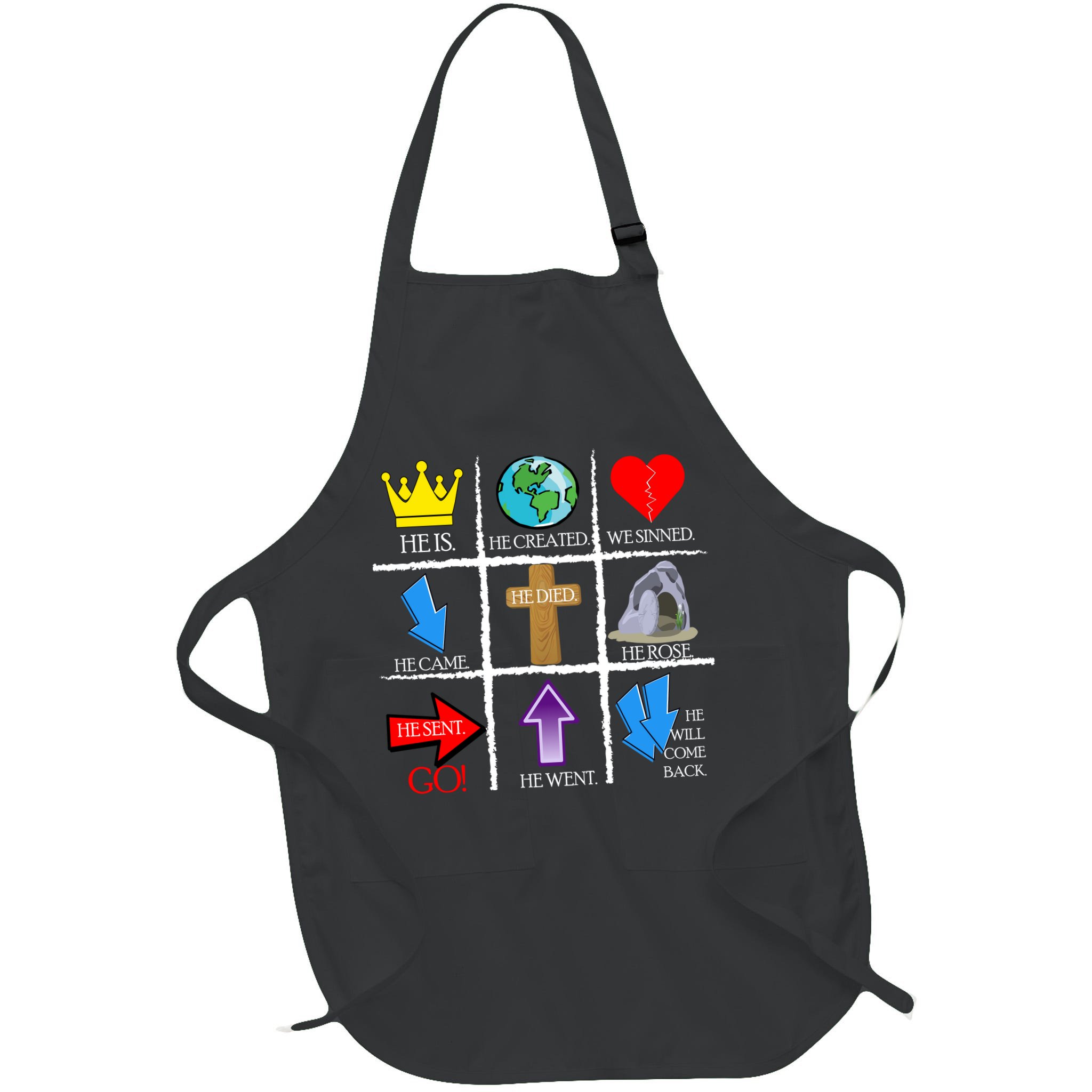 Jesus Is The Way Christian Signs Apron