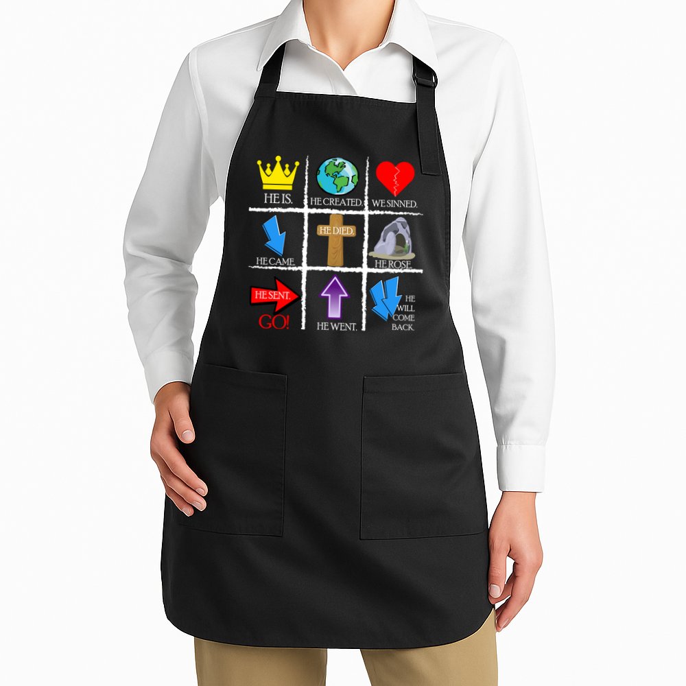 Jesus Is The Way Christian Signs Apron