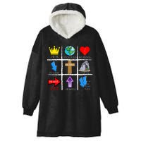 Jesus Is The Way Christian Signs Hooded Wearable Blanket