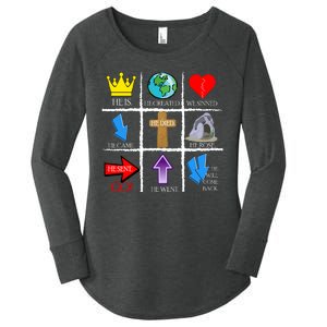 Jesus Is The Way Christian Signs Women's Perfect Tri Tunic Long Sleeve Shirt