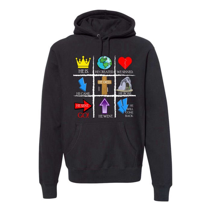 Jesus Is The Way Christian Signs Premium Hoodie