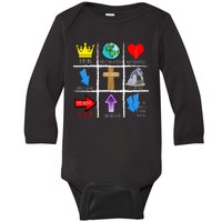 Jesus Is The Way Christian Signs Baby Long Sleeve Bodysuit