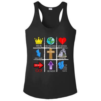 Jesus Is The Way Christian Signs Ladies PosiCharge Competitor Racerback Tank
