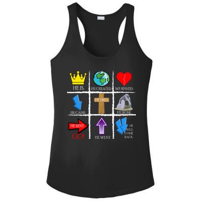 Jesus Is The Way Christian Signs Ladies PosiCharge Competitor Racerback Tank