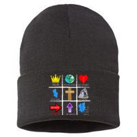 Jesus Is The Way Christian Signs Sustainable Knit Beanie