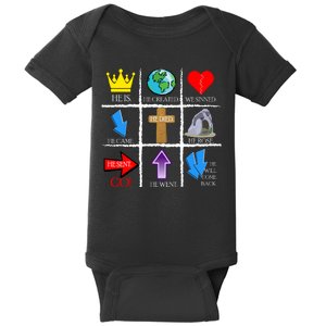 Jesus Is The Way Christian Signs Baby Bodysuit