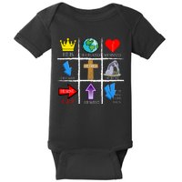 Jesus Is The Way Christian Signs Baby Bodysuit