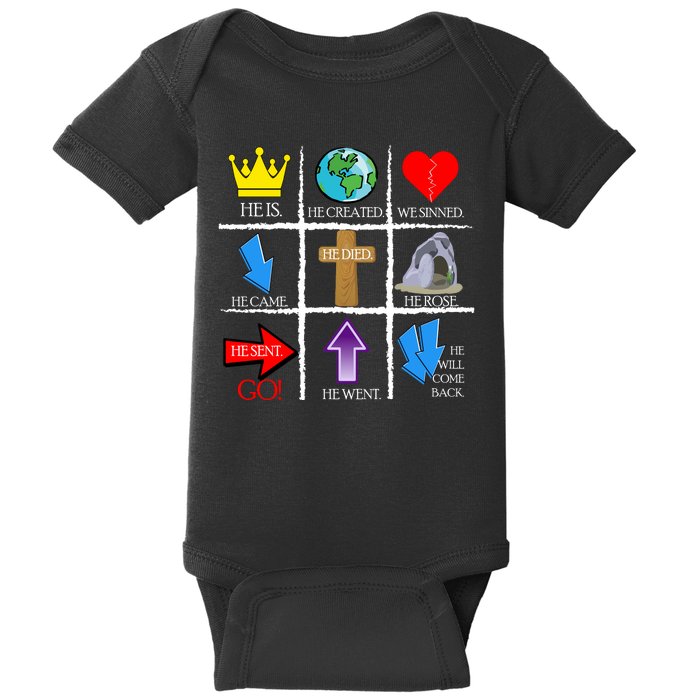 Jesus Is The Way Christian Signs Baby Bodysuit