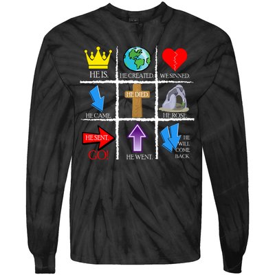 Jesus Is The Way Christian Signs Tie-Dye Long Sleeve Shirt