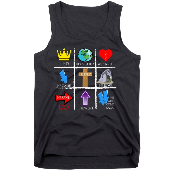 Jesus Is The Way Christian Signs Tank Top