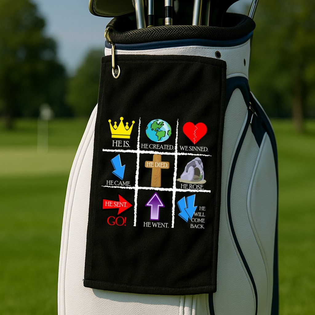 Jesus Is The Way Christian Signs Golf Towel