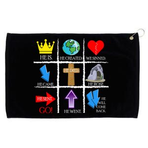 Jesus Is The Way Christian Signs Grommeted Golf Towel