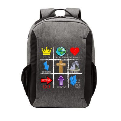 Jesus Is The Way Christian Signs Vector Backpack