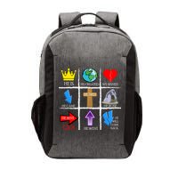 Jesus Is The Way Christian Signs Vector Backpack