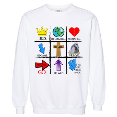 Jesus Is The Way Christian Signs Garment-Dyed Sweatshirt