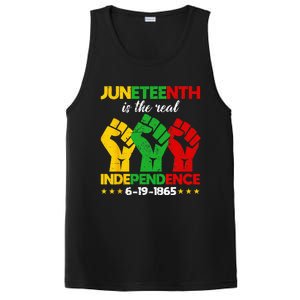 Juneteenth Is The Real Independence Day 1865 Freedom Pride PosiCharge Competitor Tank