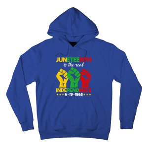 Juneteenth Is The Real Independence Day 1865 Freedom Pride Hoodie