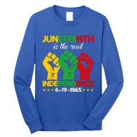 Juneteenth Is The Real Independence Day 1865 Freedom Pride Long Sleeve Shirt