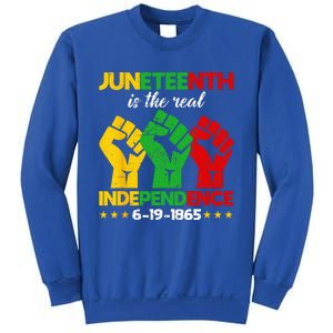 Juneteenth Is The Real Independence Day 1865 Freedom Pride Sweatshirt