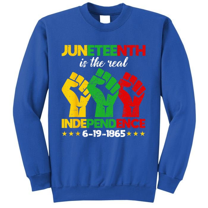 Juneteenth Is The Real Independence Day 1865 Freedom Pride Sweatshirt