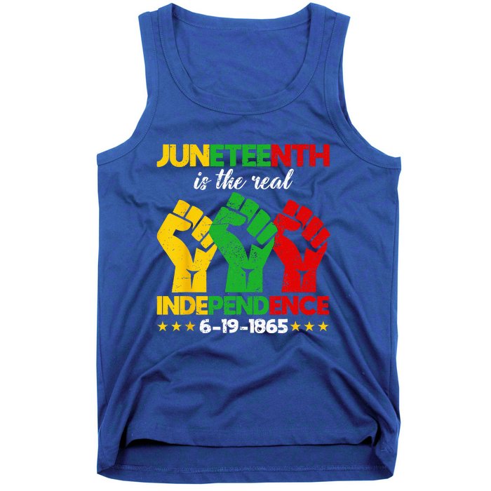 Juneteenth Is The Real Independence Day 1865 Freedom Pride Tank Top