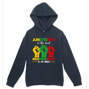 Juneteenth Is The Real Independence Day 1865 Freedom Pride Urban Pullover Hoodie