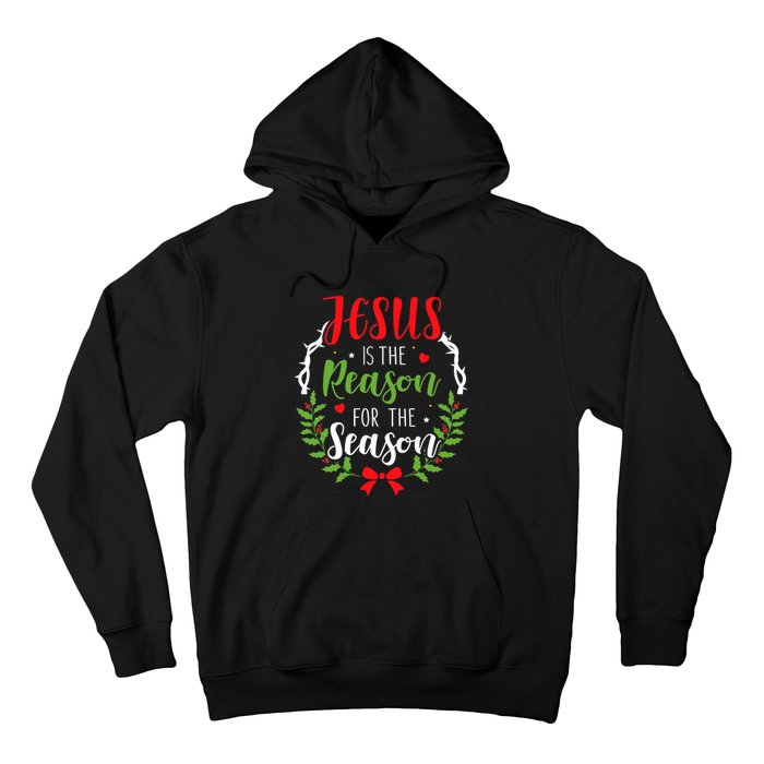 Jesus Is The Reason For The Season Christian Christmas Hoodie