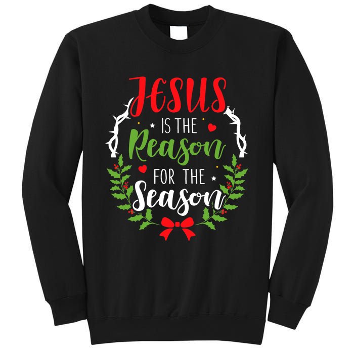 Jesus Is The Reason For The Season Christian Christmas Sweatshirt