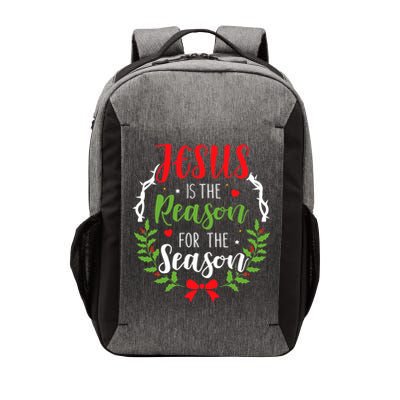 Jesus Is The Reason For The Season Christian Christmas Vector Backpack