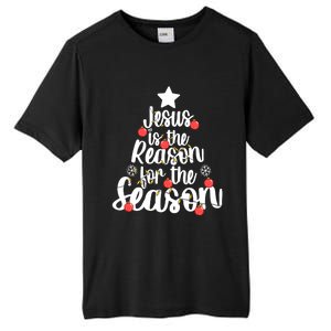 Jesus Is The Reason For The Season Christmas Day Xmas Gift Tall Fusion ChromaSoft Performance T-Shirt