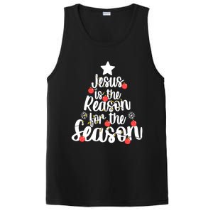 Jesus Is The Reason For The Season Christmas Day Xmas Gift PosiCharge Competitor Tank