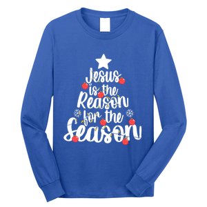 Jesus Is The Reason For The Season Christmas Day Xmas Gift Long Sleeve Shirt