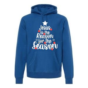 Jesus Is The Reason For The Season Christmas Day Xmas Gift Premium Hoodie