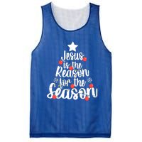 Jesus Is The Reason For The Season Christmas Day Xmas Gift Mesh Reversible Basketball Jersey Tank