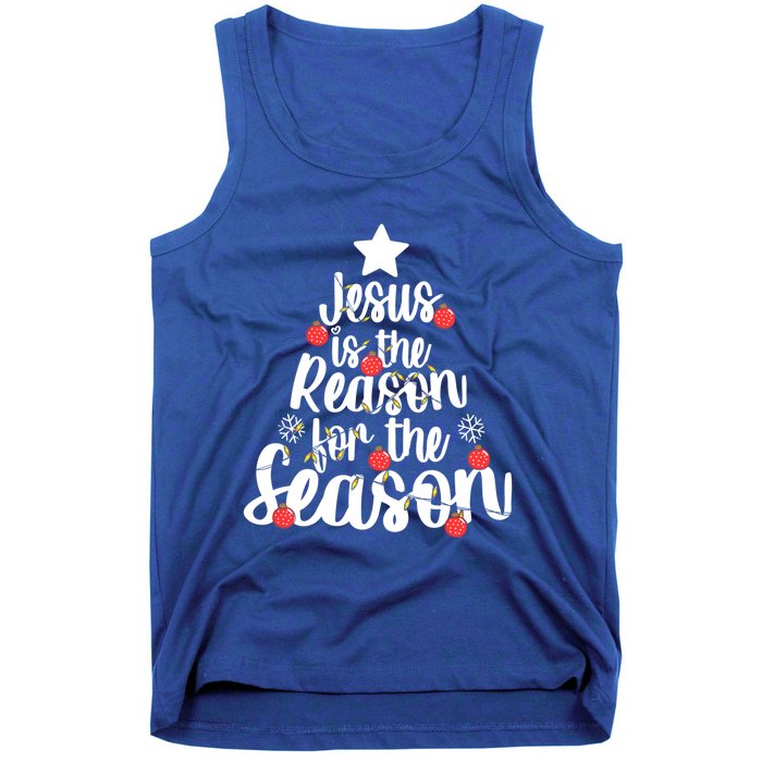 Jesus Is The Reason For The Season Christmas Day Xmas Gift Tank Top