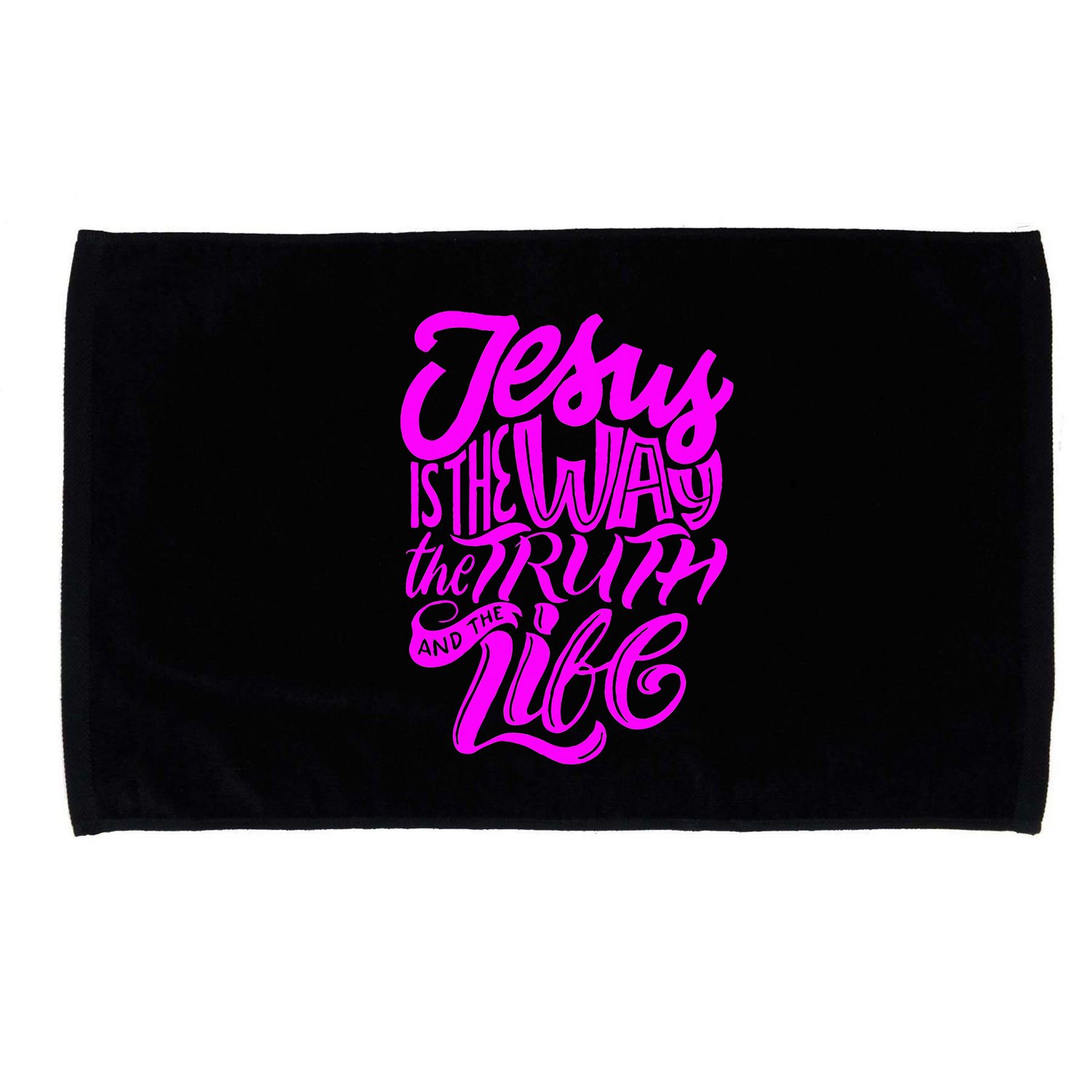 Jesus Is The Way The Truth And The Life Microfiber Hand Towel
