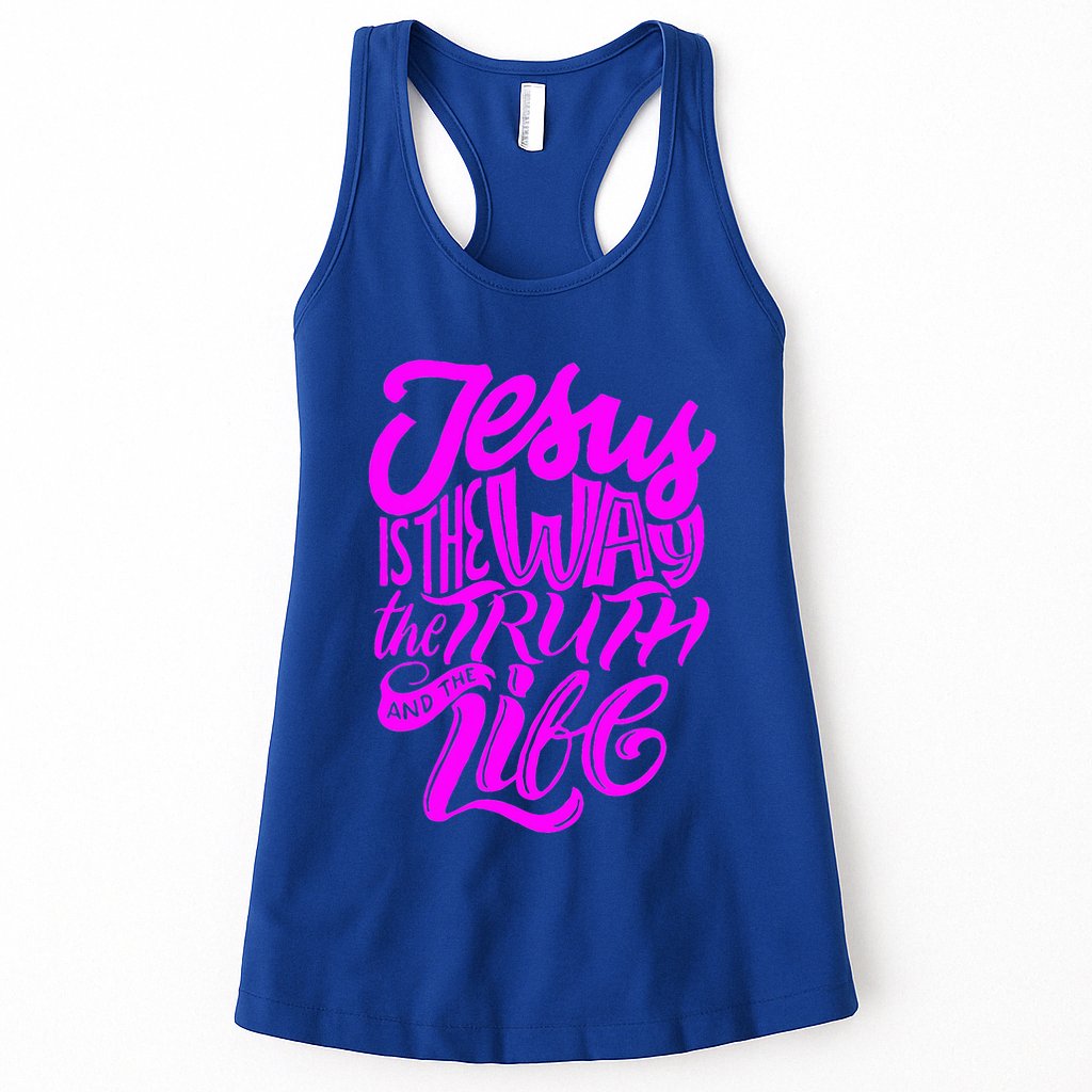 Jesus Is The Way The Truth And The Life Womens Tank Top