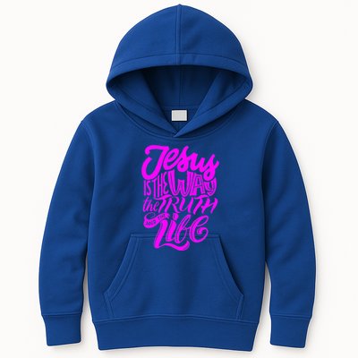 Jesus Is The Way The Truth And The Life Kids Hoodie