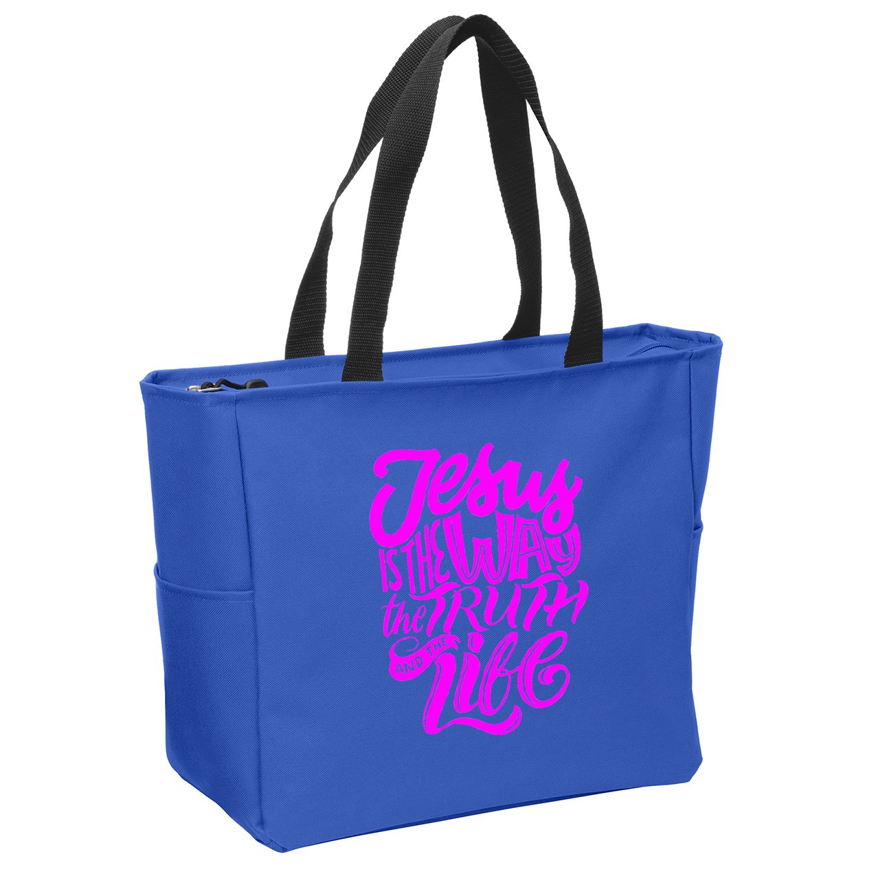 Jesus Is The Way The Truth And The Life Zip Tote Bag