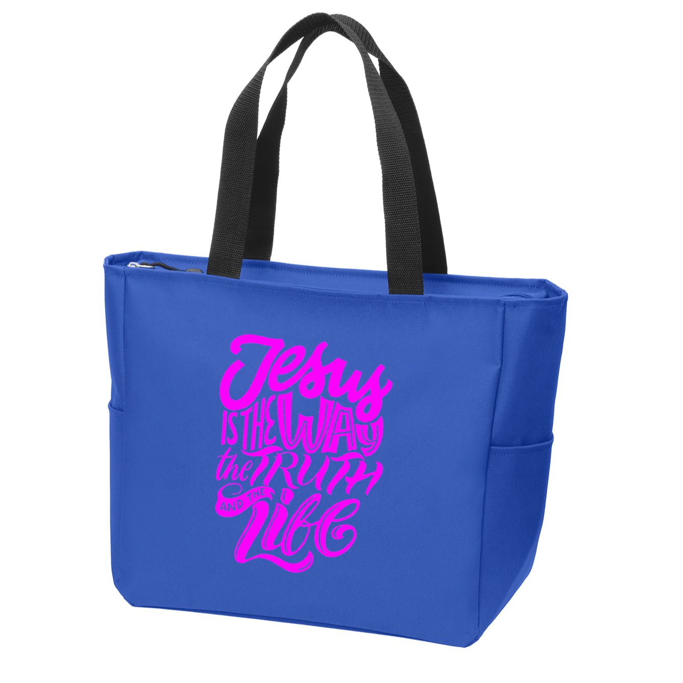 Jesus Is The Way The Truth And The Life Zip Tote Bag