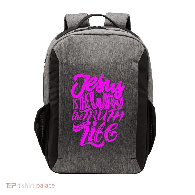 Jesus Is The Way The Truth And The Life Vector Backpack