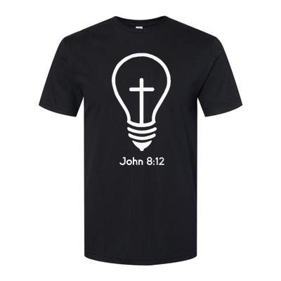 Jesus Is The Light Of The World John 812 Religious Faith Softstyle CVC T-Shirt