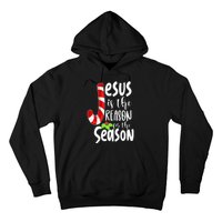 Jesus Is The Reason For The Season Christian Santa Christmas Hoodie