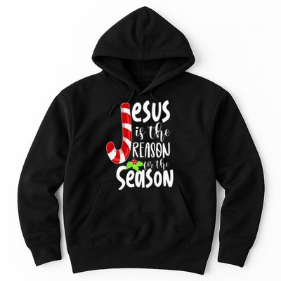 Jesus Is The Reason For The Season Christian Santa Christmas Hoodie