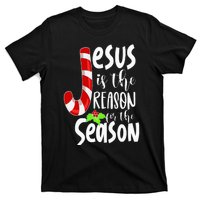 Jesus Is The Reason For The Season Christian Santa Christmas T-Shirt